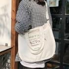 Japanese Canvas Tote Bag White - One Size