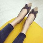 Kitten-heel Almond-toe Pumps