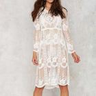 Embroidered Lace Cover-up