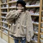 Stand-collar Coral Fleece Jacket