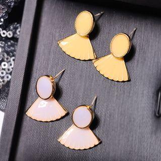 Disc & Fan Earring