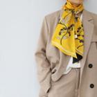 Print Scarf Yellow - One Size