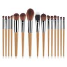Set Of 15: Makeup Brush 15 Pcs - T-15-025 - As Shown In Figure - One Size