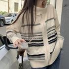 Sweater Cardigan Jacket Almond - One Size