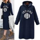 Print Hoodie Dress