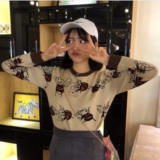 Bee Sweater As Shown In Figure - One Size
