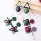 Color Wooden Earring (various Designs)