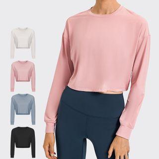 Long-sleeve T-shirt / Bike Shorts / High Waist Leggings