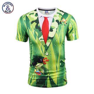 Suit Print Short-sleeve T-shirt