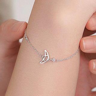 Sterling Silver Fish Bracelet 1 Pc - Silver - One Size