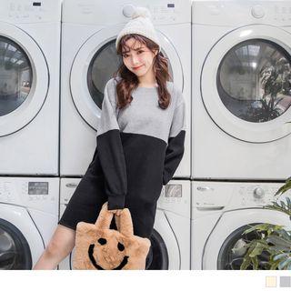 Two Tone Pullover Dress