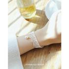 Faux-pearl Lace Bracelet