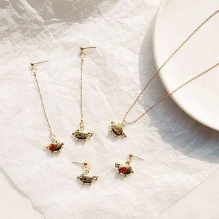 Pig Necklace / Stud Earring / Threader Earring