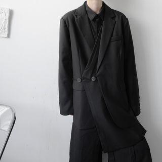 Irregular One-button Blazer