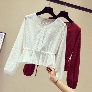 Peplum Lace Blouse