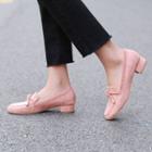 Plain Bow Loafers