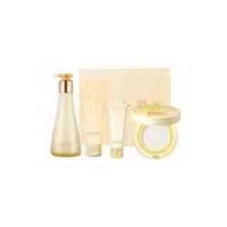 Su:m37 - Sweet Smile Special Set: All-in-one Mild Wash 350ml + Moisturizing Lotion 200ml + Nourishing Cream 40ml + Mild Sun Cushion Spf32 Pa++ 15g 4pcs