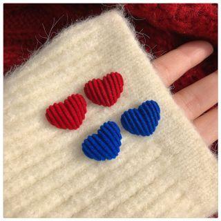 Flocking Heart Earring
