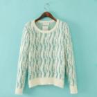 Wave Pattern Sweater