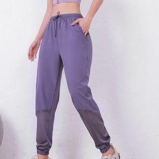Mesh Harem Sweatpants