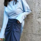 Bow Back Long-sleeve Top