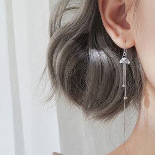 925 Sterling Silver Threader Earring As Shown In Figure - One Size