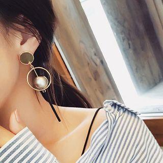 Disc Statement Earrings