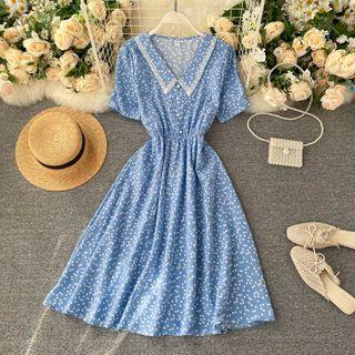 Heart Print Dress