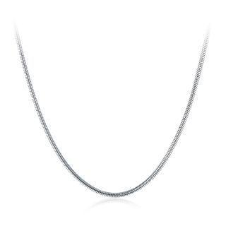 Fashion Simple 316l Stainless Steel Necklace 51cm Silver - One Size