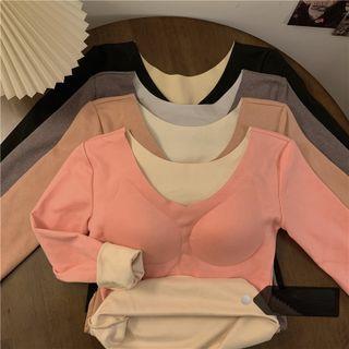 Long-sleeve Padded Inner T-shirt