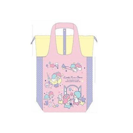 Little Twin Stars Drawstring Foldable Shopper Bag 1 Pc