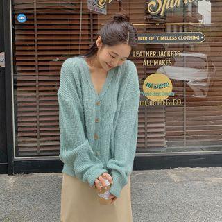 Loose Rib-knit Cardigan