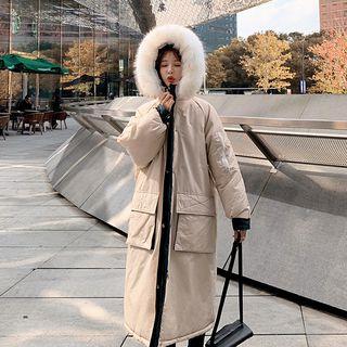 Hooded Zip Cargo Coat