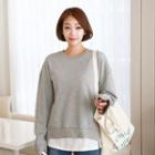 Slit-cuffed Pullover