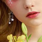 Non-matching 925 Sterling Silver Star Dangle Earring 1 Pair - Non-matching Star - One Size