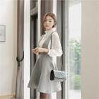A-line Sleeveless Zip-back Dress