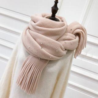 Plain Fringe Trim Scarf