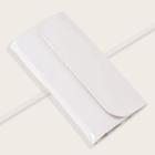 Faux Leather Makeup Brush Bag White - One Size