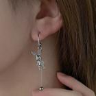 Rabbit Rhinestone Alloy Dangle Earring 1 Pair - Silver - One Size