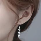 Heart Sterling Silver Dangle Earring 1 Pair - Earring - Silver - One Size