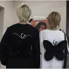 Couple Matching Butterfly Detail Long-sleeve T-shirt