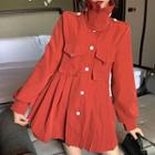 Pleated Loose-fit Jacket