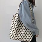 Dot Canvas  Bag As Shown In Figure - One Size