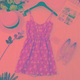 Floral Spaghetti Strap Romper