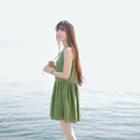 Shirred Empire Tank Dress