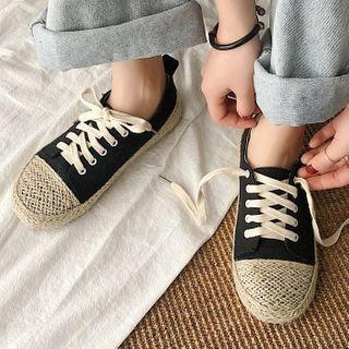 Woven Panel Sneakers