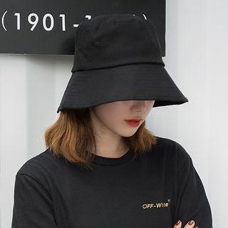 Plain Bucket Hat Black - One Size