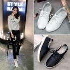 Lace Up Pointed Shoes