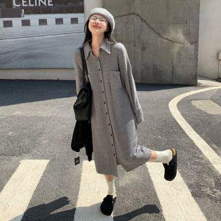 Button-up Sweater Vest 7783 - Vest - Black - One Size