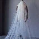 Wedding Faux Pearl Veil Veil - White - 350cm